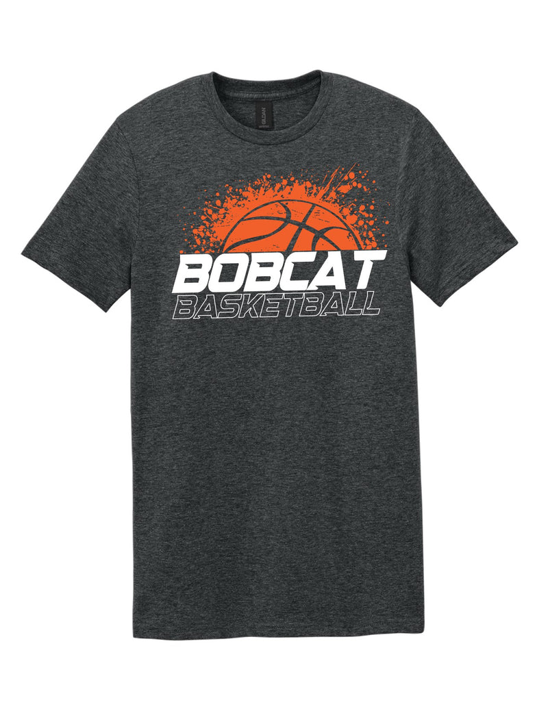 Bobcat Basketball Grunge