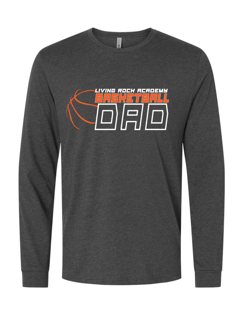 Basketball Dad (long sleeve with optional sleeve design)