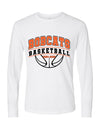 Bobcat Basketball Arch (long sleeve with optional sleeve design)