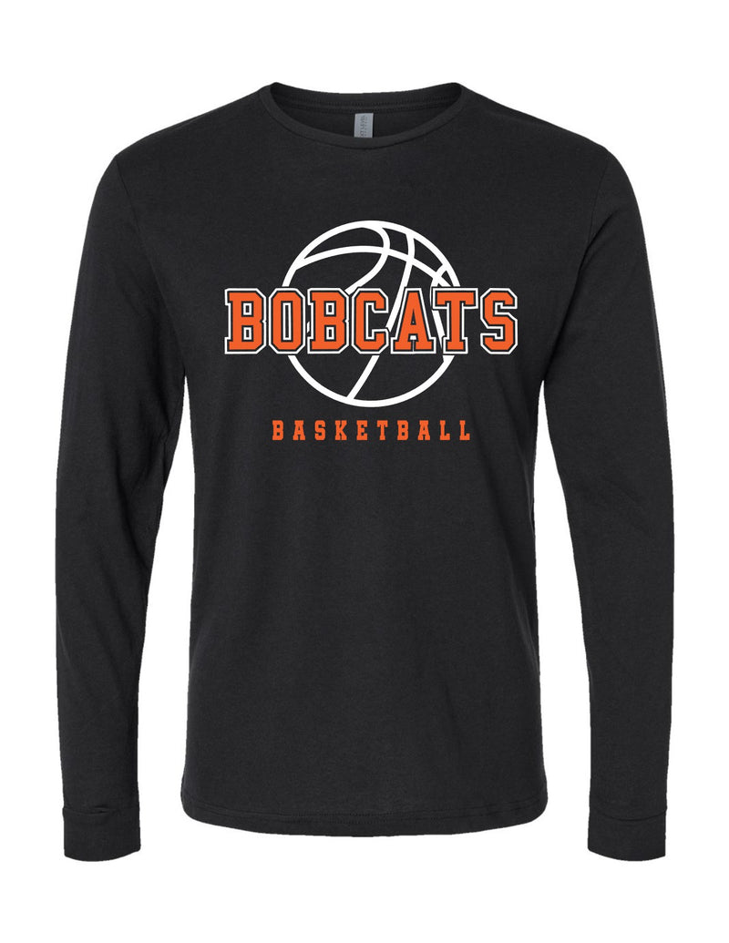 Bobcats B-Ball (long sleeve with optional sleeve design)