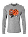 GO Bobcats Leopard Print (long sleeve with optional sleeve design)