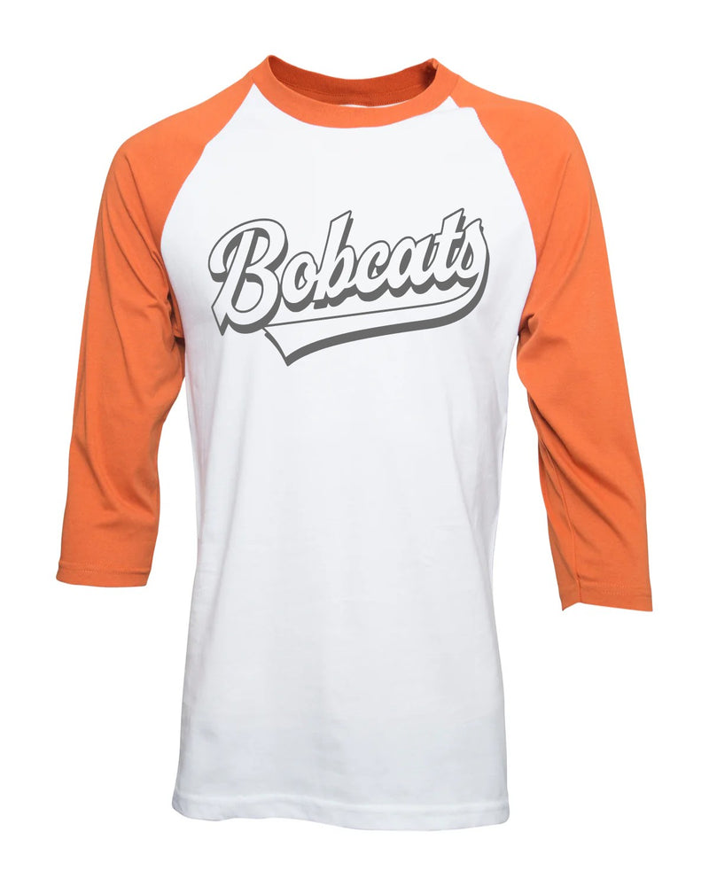 Bobcats Baseball Style Tee (Orange)