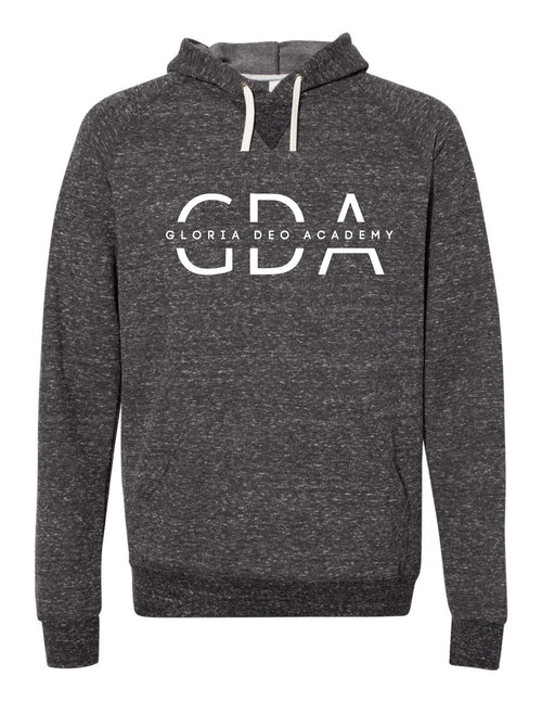 GDASPLT-Heather Raglan Hooded Sweatshirt