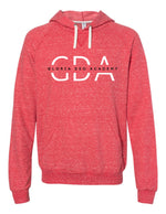 GDASPLT-Heather Raglan Hooded Sweatshirt