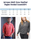 GDASPLT-Heather Raglan Hooded Sweatshirt