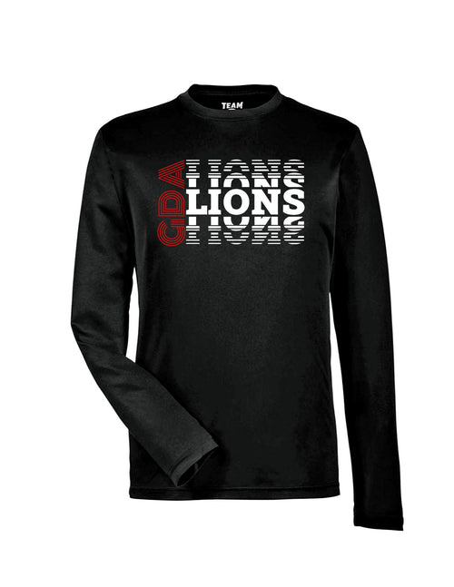 LNSSTKD-Moisture-Wicking Performance Long Sleeve Tee