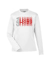 LNSSTKD-Moisture-Wicking Performance Long Sleeve Tee