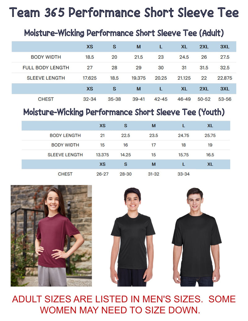 LNSSTKD-Moisture-Wicking Performance Short Sleeve Tee