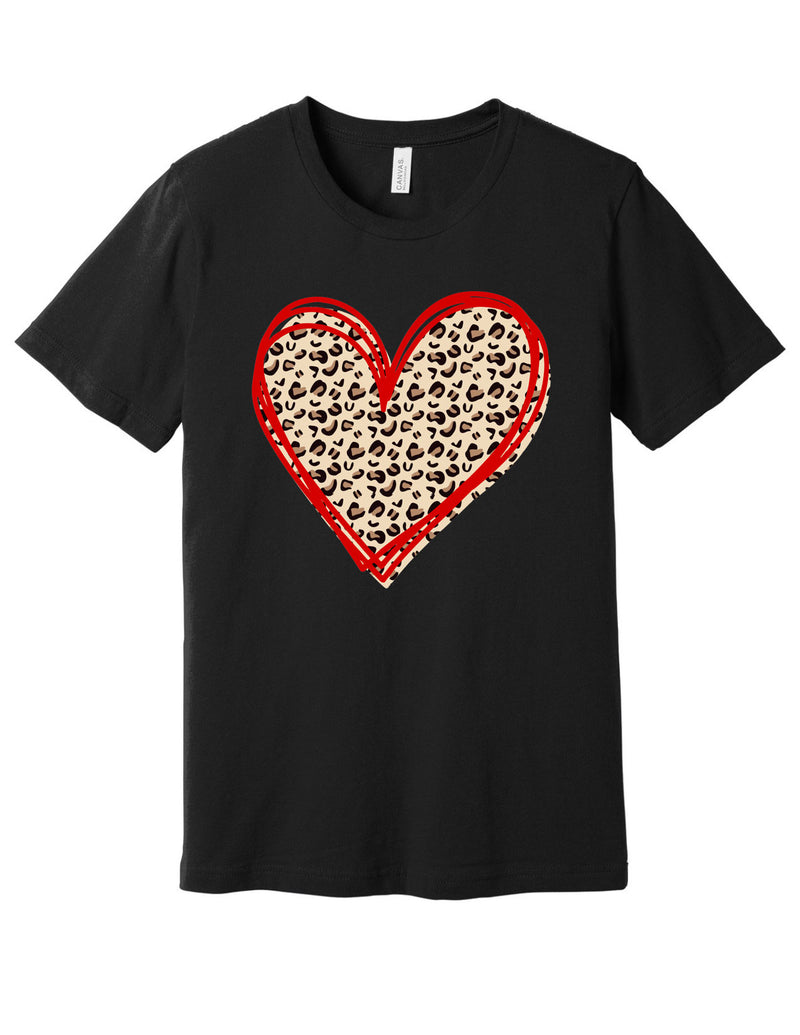 Leopard Print Heart