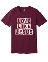 Love Like Jesus Grunge Squares