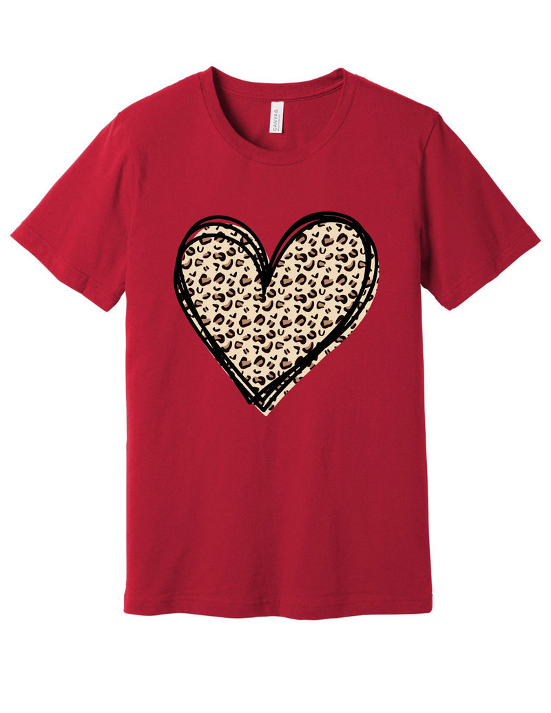 Leopard Print Heart