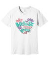 Because He First Loved Us Watercolor Heart
