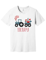 Personalized Valentines Tractor