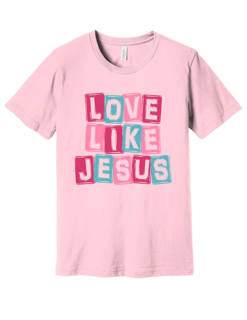 Love Like Jesus Grunge Squares