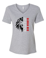 GDAAT-Ladies Relaxed V-Neck Tee