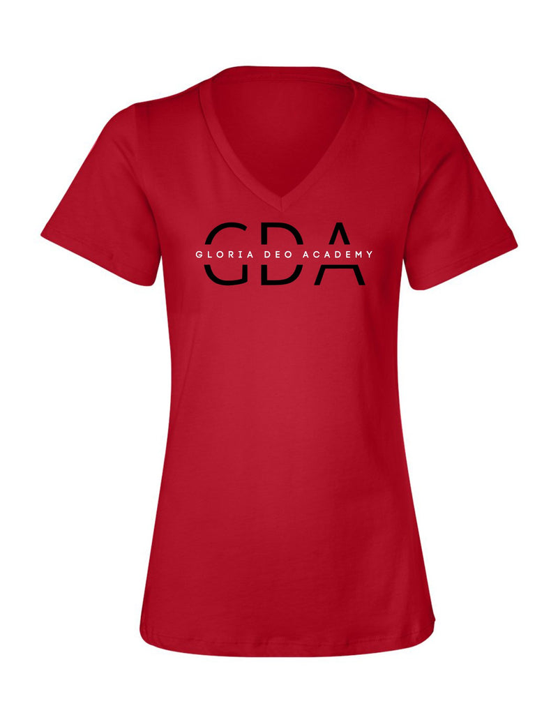 GDASPLT-Ladies Relaxed V-Neck Tee